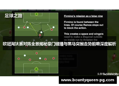 欧冠淘汰赛对阵全景揭秘豪门碰撞与黑马突围走势前瞻深度解析